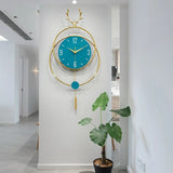 Large Size Luxury Pendulum Digital and Mechanical Wall Clock