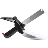 2 In 1 Multi Kitchen Tool Knife Stainless Steel Cutting Scissors