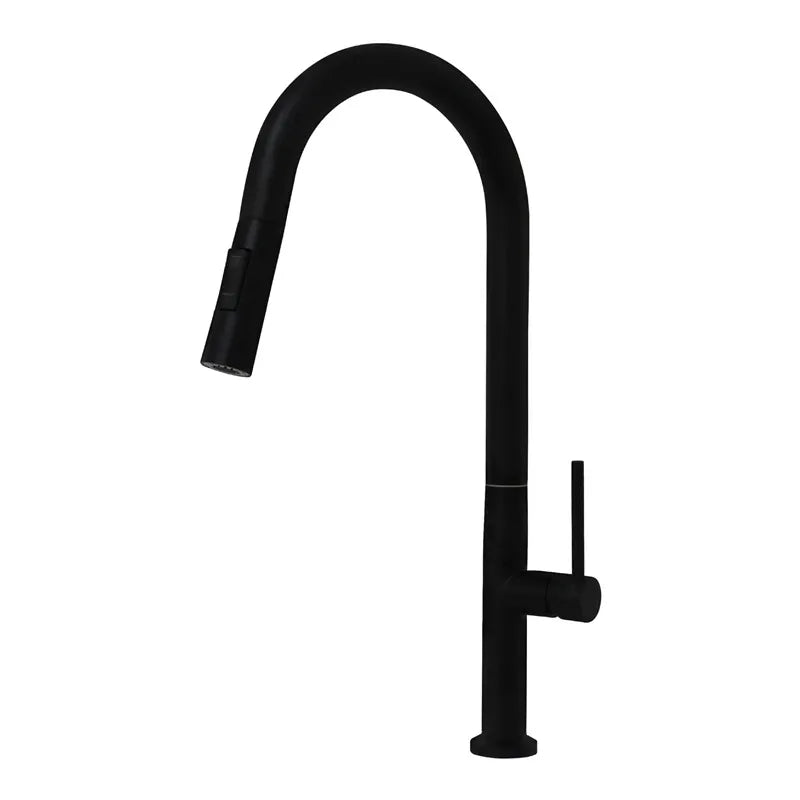 360 Rotation Pull Out Deck Mounted Sink Kitchen Faucet