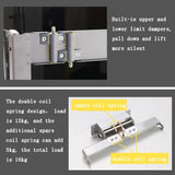Up Down Pull Down Storage Spice Racks Wall Cabinet