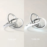 Circle Intercept Shape LED Modern Minimalist Ceiling Lights Lamp