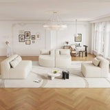 Modular Sectional L Shaped Boucle Fabric Modern Upholstered Sofa
