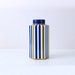 Striped Blue Gold White - Large