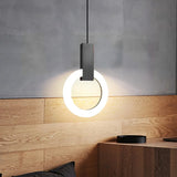 Nordic Simple LED Ceiling Pendant Ring Lamp