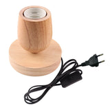 Small Wooden Base Table Lamp