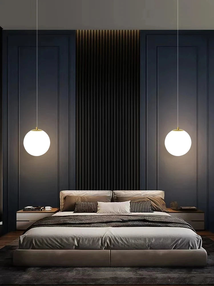 Round LED Nordic Hanging Lamp Pendant Lights