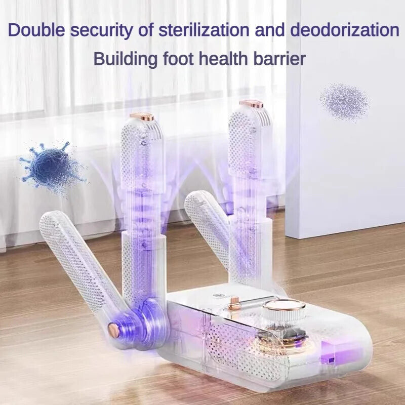 220V Four Stands UV Electronic Foldable Shoe Dryer