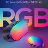 Mini RGB LED Magnetic Fill Portable Light