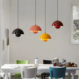 Nordic Flower Semicircular Hanging Pendant Lamp