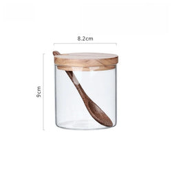 Clear Glass Jars For Condiments, Seasonings