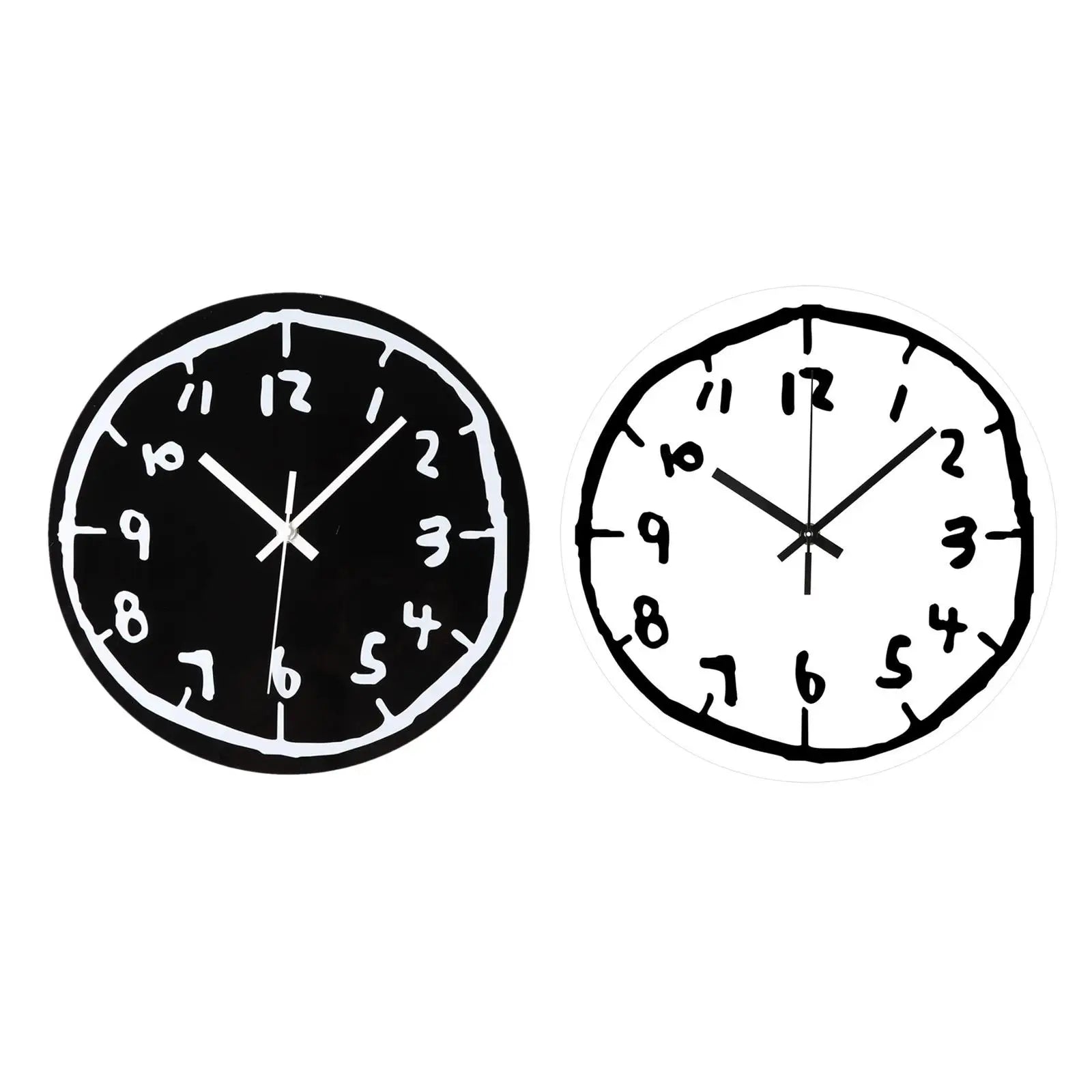 Modern Minimalist Silent Acrylic Hanging Wall Clock