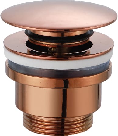 Válvula Click-Clack Oro Rosa Brillo