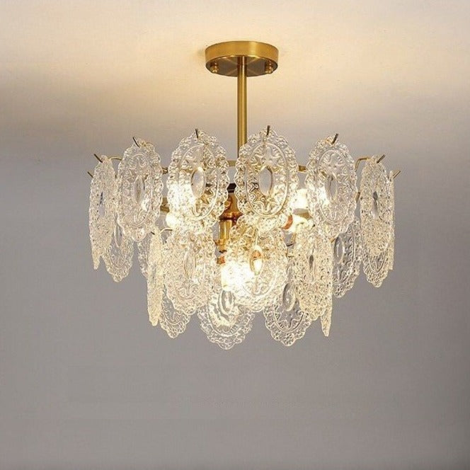 Modern K9 Crystal Round Shape Chandelier Lamp