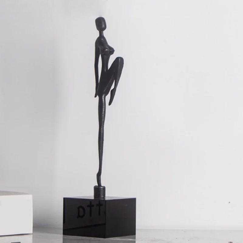 Abstract Creative Sculpture Balancing Figurative Art