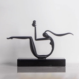 Abstract Creative Sculpture Balancing Figurative Art