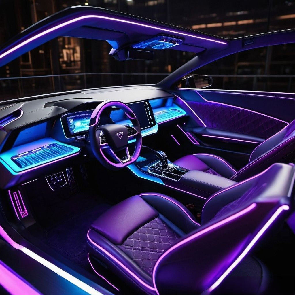 Neon Interior LED Lights for Car Decorative RGB