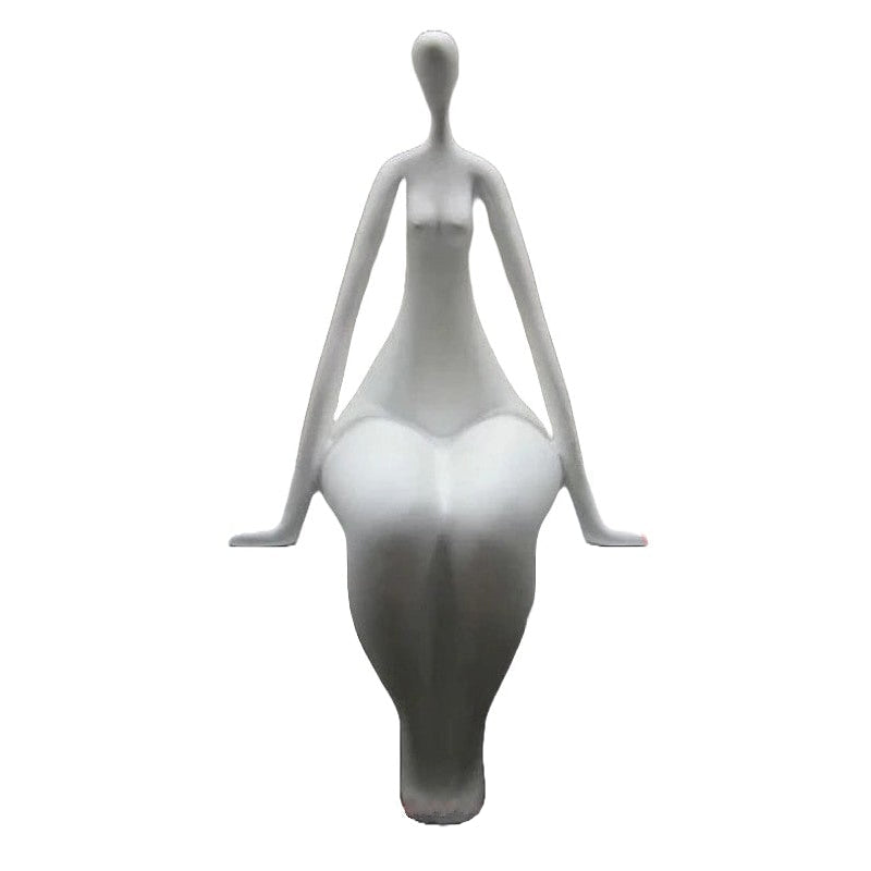 Artistic Sculpture Nude Female Abstract Modern Minimalist
