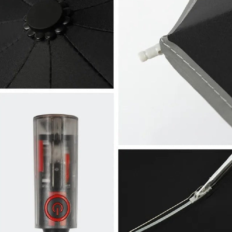 Automatic Umbrella With Mechanical Handle Foldable