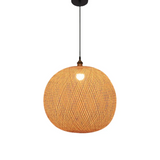 Bamboo Weaving Spherical Pendant Lamp