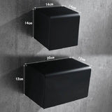 Black Aluminum Toilet Paper Holder Roll Holder