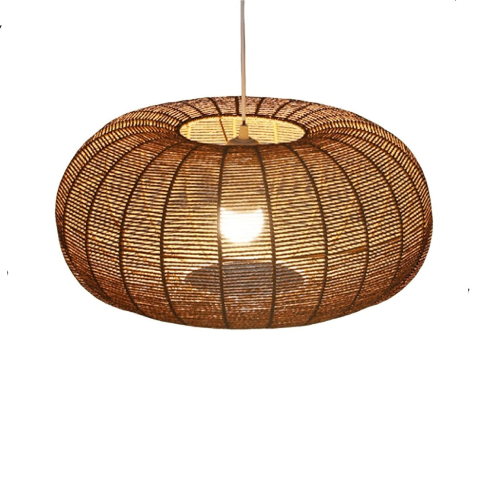 Boho Rattan Bamboo Pendant Lamp Shade