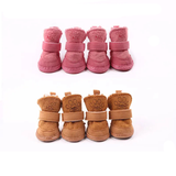 Boot-Type Non-Slip Cotton Warm Pet Shoes