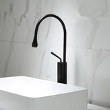 Brass Faucet Swivel Black Gold Wash Hot and Cold Sink