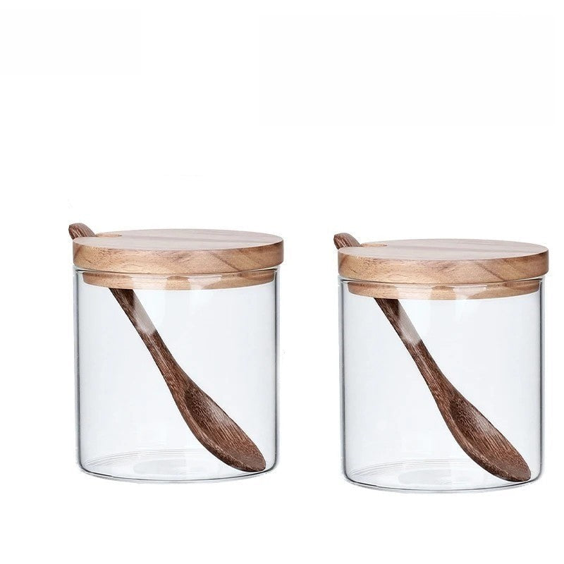 Clear Glass Jars For Condiments, Seasonings