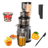 Cold Press Juicer with Extractor Feed Duct Fits Whole Fruits