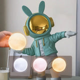 Decorative Resin Astronaut Sculpture Lamp Adjustable Light