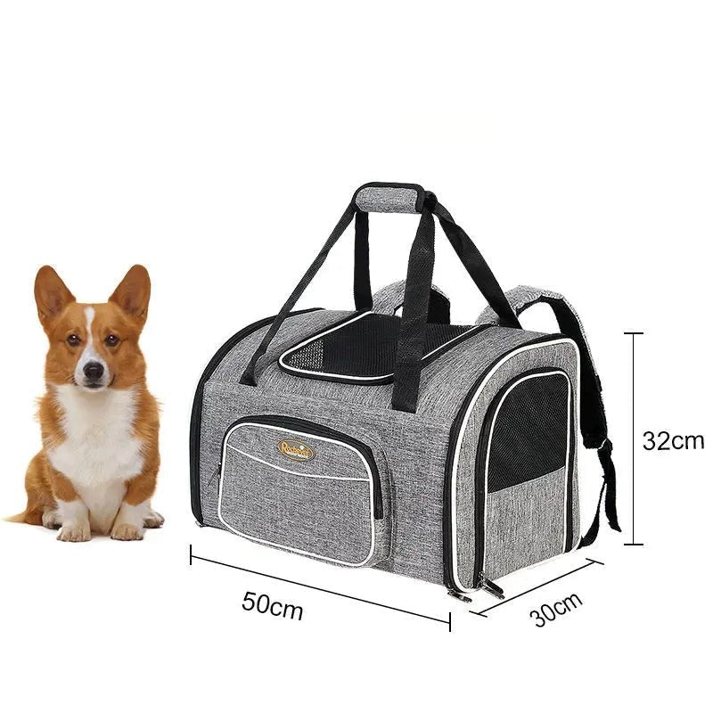Durable Large Space Pet Backpack Breathable Expandable