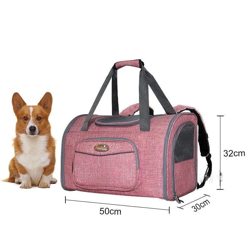 Durable Large Space Pet Backpack Breathable Expandable