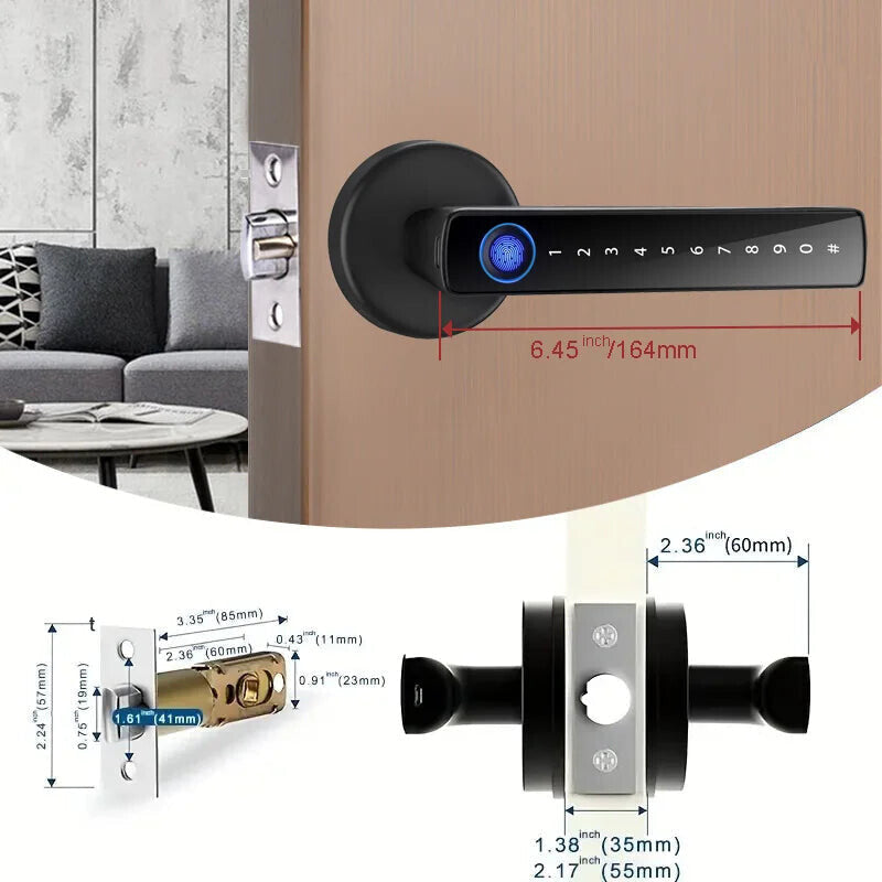 Fingerprint Smart Door Lock Handle