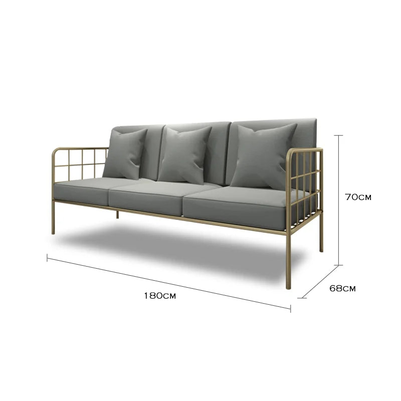 Nordic Industrial Style Small Sofa Chair