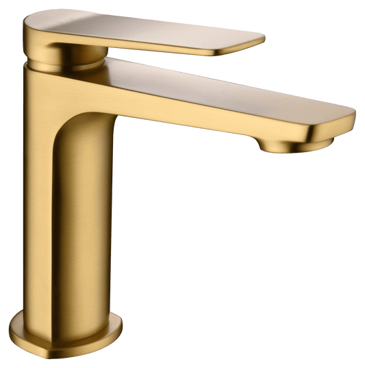 Monomando Lavabo Nápoles Oro Cepillado
