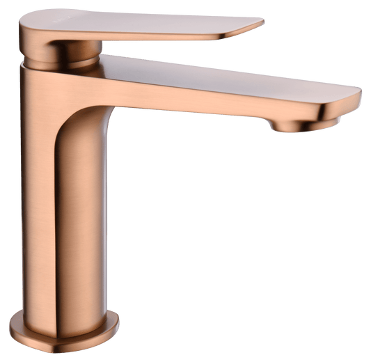 Monomando Lavabo Nápoles Oro Rosa Cepillado
