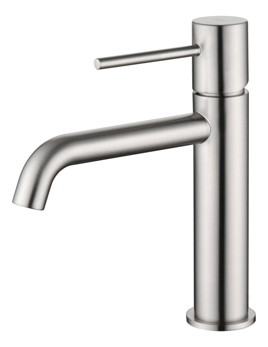 Monomando Lavabo Monza Níquel Cepillado
