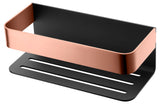 Jabonera Frontal Mayura Negro Oro Rosa