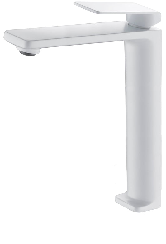 Monomando Lavabo Extra-Alto Fiyi Blanco Mate