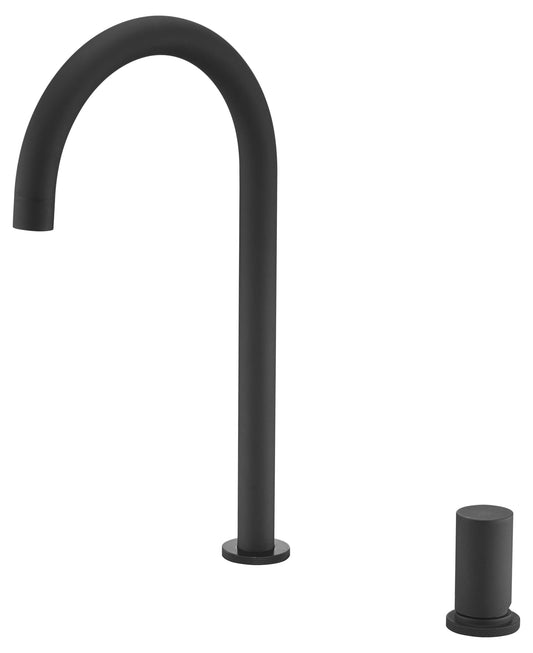 Grifo De Cocina Manacor Negro Mate