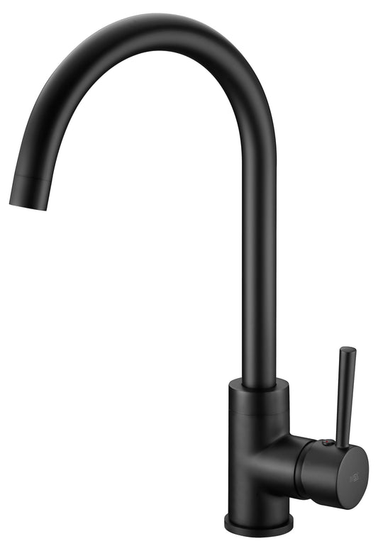 Grifo De Cocina Lyon Negro Mate