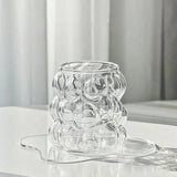 Ins Style Transparent Glass Cup Heat Resistant