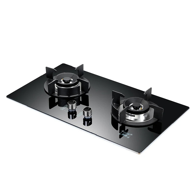 Integrated Double Gas Stove with Smart Timing