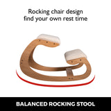 Ergonomic Wooden Kneeling Stool Posture Office Chair