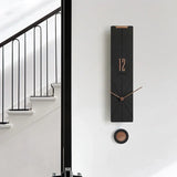 Large Pendulum Wall Clock Nordic Decoration Rectangular