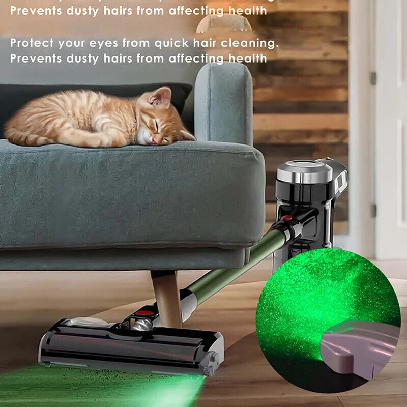 Laser Light for Vacuum Cleaner Clean Dust with LED Lamp