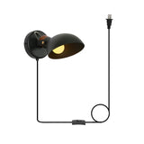 Led Bulb Plug In Wall light With On Off Switch Lamp