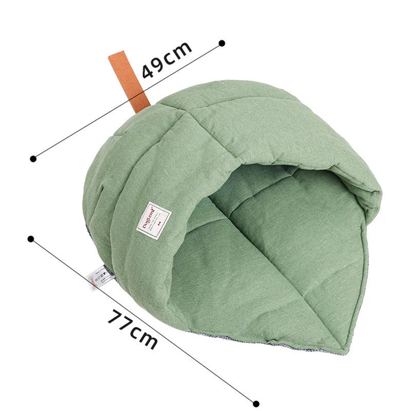 Linen Fabric Sleeping Bag Bed Cave Leaves Nest