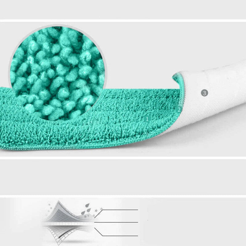 Magic Sweeper Broom With Microfiber Pads