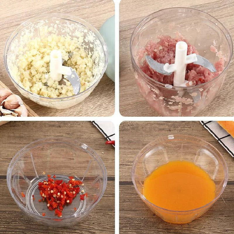 Manual Meat Grinder Press Shredder Vegetable Slicer